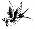  Zwaluwen tattoo voorbeeld Zwaluw 2